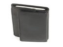 Mały skórzany portfel męski Old River 2537N Czarny
