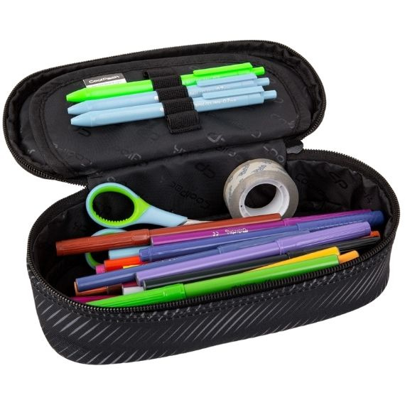 Pencil case CoolPack Campus Camo Mesh Yellow 98410CP No. B62068