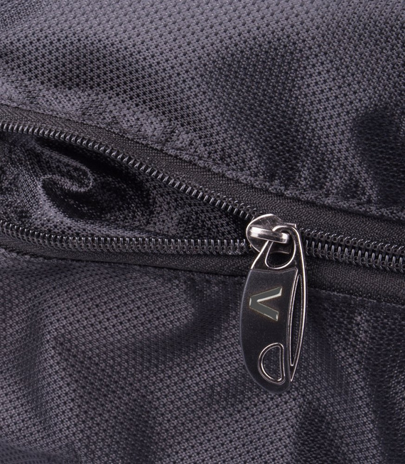 Kosmetyczka klasyczna Verus Monte Carlo 10'' Czarno-szara