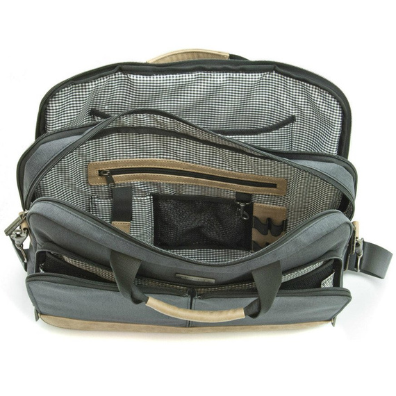 Torba na laptopa 17,3" Davidt's Mood & Moov 258.302.01 Szara
