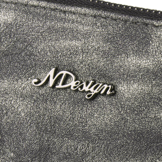 Portfel damski z kieszenią na telefon New Design Srebrny 98329-929