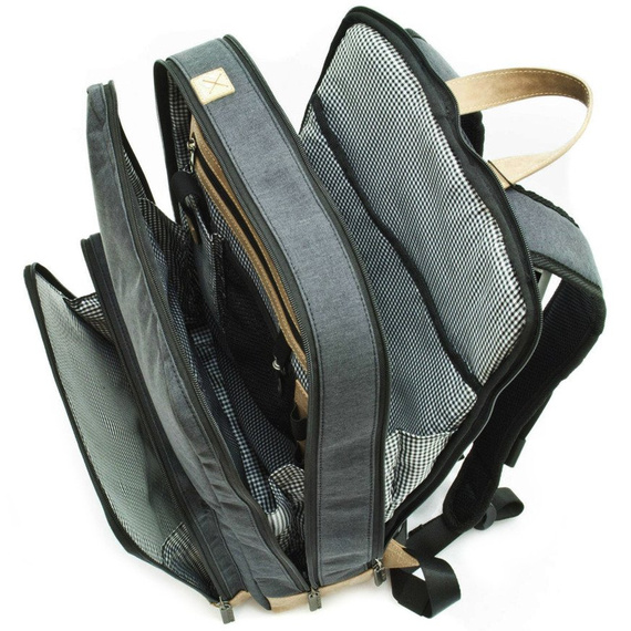 Plecak na laptopa 15,6" Davidt's Mood & Moov Szary 258.404.01