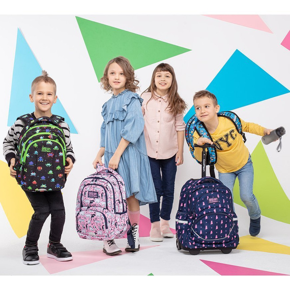 Plecak szkolny na kółkach CoolPack Starr Cherries 81742CP C35238