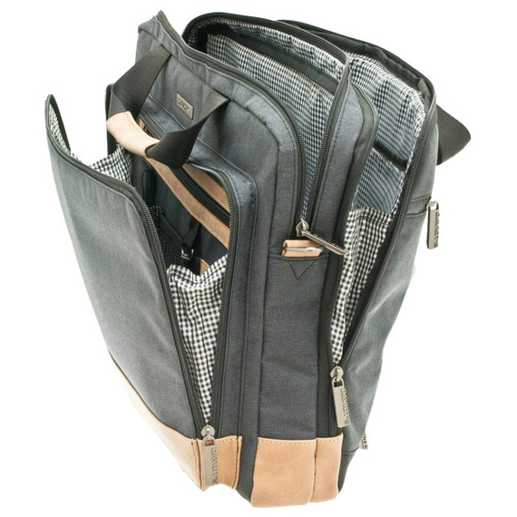 Torba na laptopa 15,6" Davidt's Mood & Moov 258.301.01 Szara