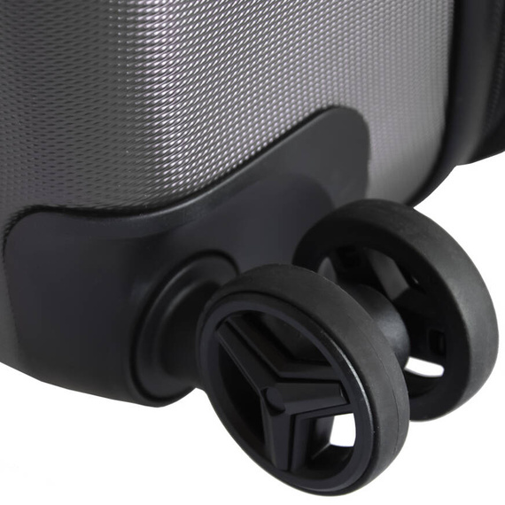 Komplet walizka z ABS-u 20" i kuferek 14" Black Horse Bentley PT-0069-20-14 szare