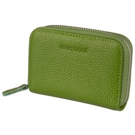 Etui na karty poziome skórzane zielone KB08-2 GREEN