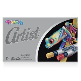 Pastele olejne Metallic ARTIST 12 kol. Colorino Kids 81162PTR