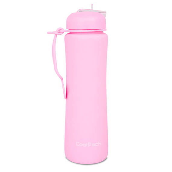 Bidon silikonowy Coolpack Pump 600 ml Powder Pink Z14647