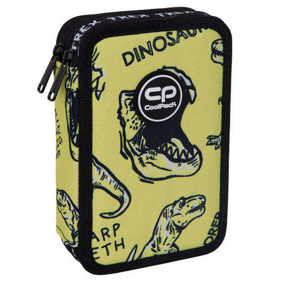 Piórnik szkolny podwójny z wyposażeniem CoolPack Jumper 2 Dino Adventure F066705