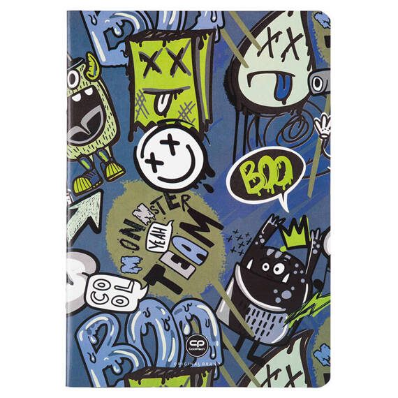 Zeszyt A5 32 kartkowy w kratkę Coolpack Monster Team 67656CP